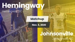 Matchup: Hemingway vs. Johnsonville  2020