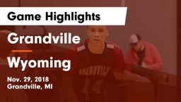 Grandville  vs Wyoming  Game Highlights - Nov. 29, 2018