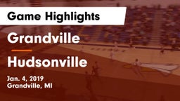 Grandville  vs Hudsonville  Game Highlights - Jan. 4, 2019