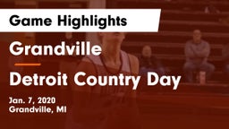 Grandville  vs Detroit Country Day  Game Highlights - Jan. 7, 2020