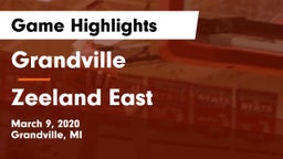 Grandville  vs Zeeland East  Game Highlights - March 9, 2020