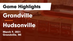 Grandville  vs Hudsonville  Game Highlights - March 9, 2021
