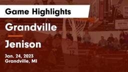 Grandville  vs Jenison   Game Highlights - Jan. 24, 2023