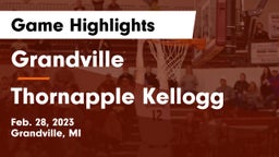 Grandville  vs Thornapple Kellogg  Game Highlights - Feb. 28, 2023