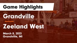 Grandville  vs Zeeland West  Game Highlights - March 8, 2023