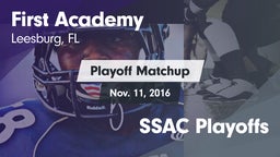 Matchup: First Academy vs. SSAC Playoffs 2016