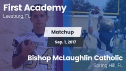 Matchup: First Academy vs. Bishop McLaughlin Catholic  2016