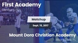 Matchup: First Academy vs. Mount Dora Christian Academy 2016