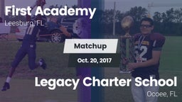 Matchup: First Academy vs. Legacy Charter School 2017