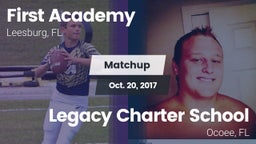 Matchup: First Academy vs. Legacy Charter School 2016