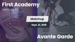 Matchup: First Academy vs. Avante Garde 2018