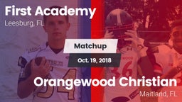 Matchup: First Academy vs. Orangewood Christian  2018