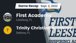 Recap: First Academy  vs. Trinity Christian Academy  2022