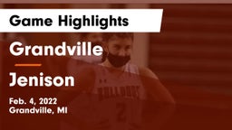Grandville  vs Jenison   Game Highlights - Feb. 4, 2022