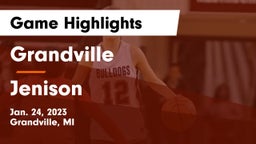 Grandville  vs Jenison   Game Highlights - Jan. 24, 2023