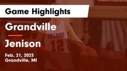 Grandville  vs Jenison   Game Highlights - Feb. 21, 2023