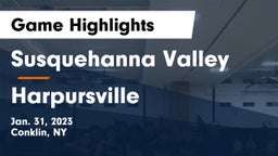 Susquehanna Valley  vs Harpursville  Game Highlights - Jan. 31, 2023
