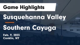 Susquehanna Valley  vs Southern Cayuga Game Highlights - Feb. 9, 2023