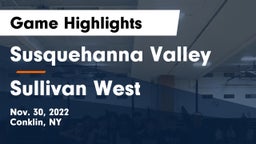 Susquehanna Valley  vs Sullivan West Game Highlights - Nov. 30, 2022