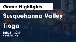 Susquehanna Valley  vs Tioga  Game Highlights - Feb. 21, 2024