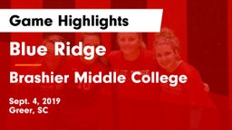Blue Ridge  vs Brashier Middle College Game Highlights - Sept. 4, 2019