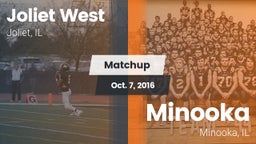 Matchup: Joliet West vs. Minooka  2016