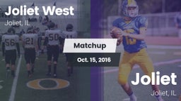 Matchup: Joliet West vs. Joliet  2016