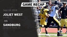 Recap: Joliet West  vs. Sandburg  2014