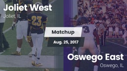 Matchup: Joliet West vs. Oswego East  2017