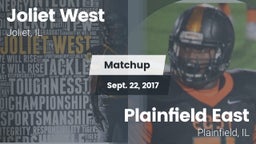 Matchup: Joliet West vs. Plainfield East  2017