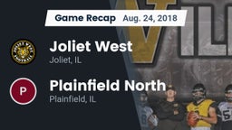 Recap: Joliet West  vs. Plainfield North  2018