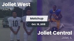 Matchup: Joliet West vs. Joliet Central  2018