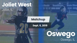 Matchup: Joliet West vs. Oswego  2019