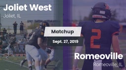 Matchup: Joliet West vs. Romeoville  2019