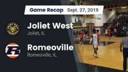 Recap: Joliet West  vs. Romeoville  2019