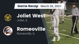 Recap: Joliet West  vs. Romeoville  2021