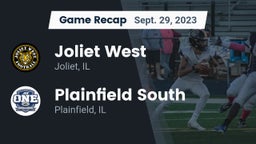 Recap: Joliet West  vs. Plainfield South  2023