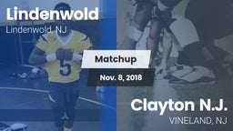 Matchup: Lindenwold High vs. Clayton  N.J. 2018