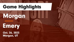 Morgan  vs Emery Game Highlights - Oct. 26, 2023