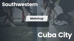 Matchup: Southwestern vs. Cuba City  2016