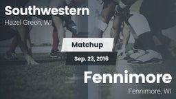 Matchup: Southwestern vs. Fennimore  2016