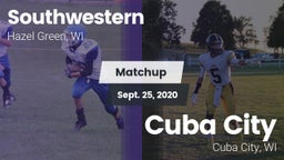 Matchup: Southwestern vs. Cuba City  2020