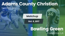 Matchup: Adams County Christi vs. Bowling Green  2017