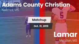 Matchup: Adams County Christi vs. Lamar  2019