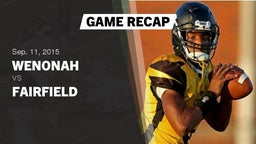 Recap: Wenonah  vs. Fairfield  2015