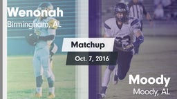 Matchup: Wenonah vs. Moody  2016