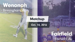 Matchup: Wenonah vs. Fairfield  2016