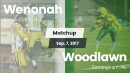 Matchup: Wenonah vs. Woodlawn  2017