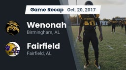 Recap: Wenonah  vs. Fairfield  2017