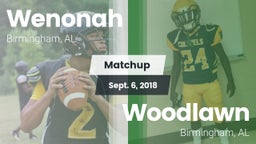 Matchup: Wenonah vs. Woodlawn  2018